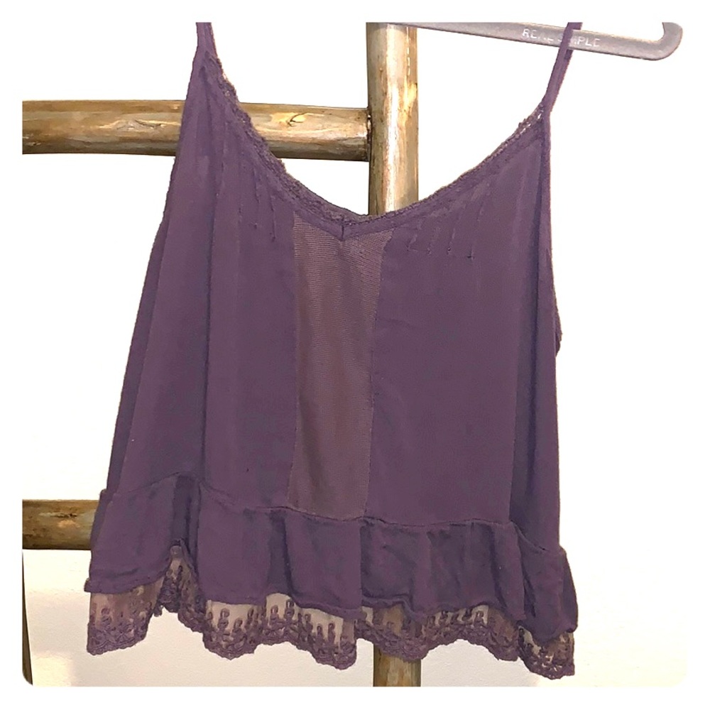 Forever 21- purple tank top- size small